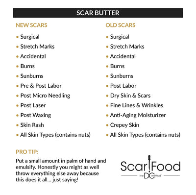 Scar Butter (Essential For Rapid Scar Repair)
