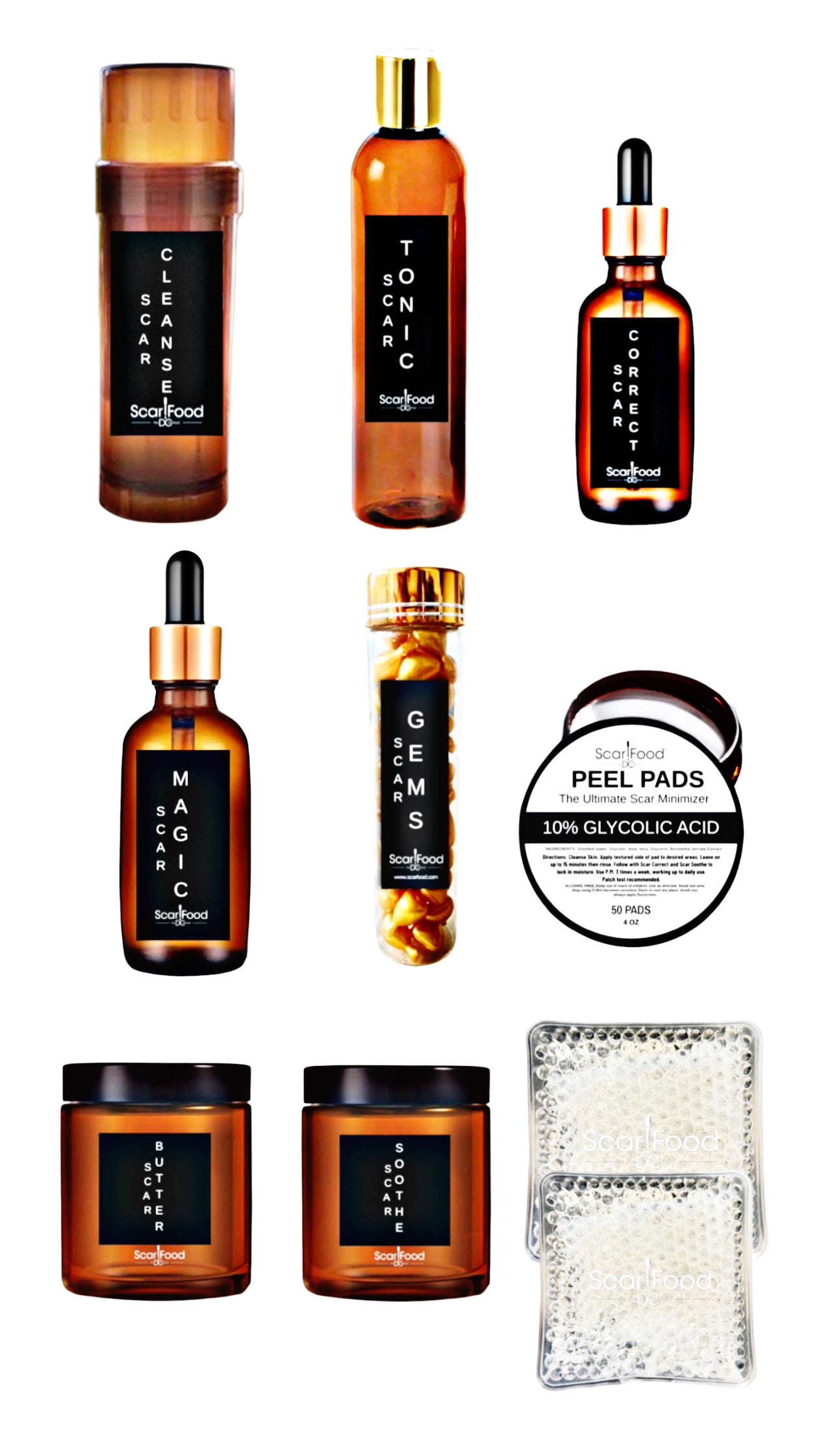 Scar Scram Kit - Post Operative Scar Prevention & Repair Kit!